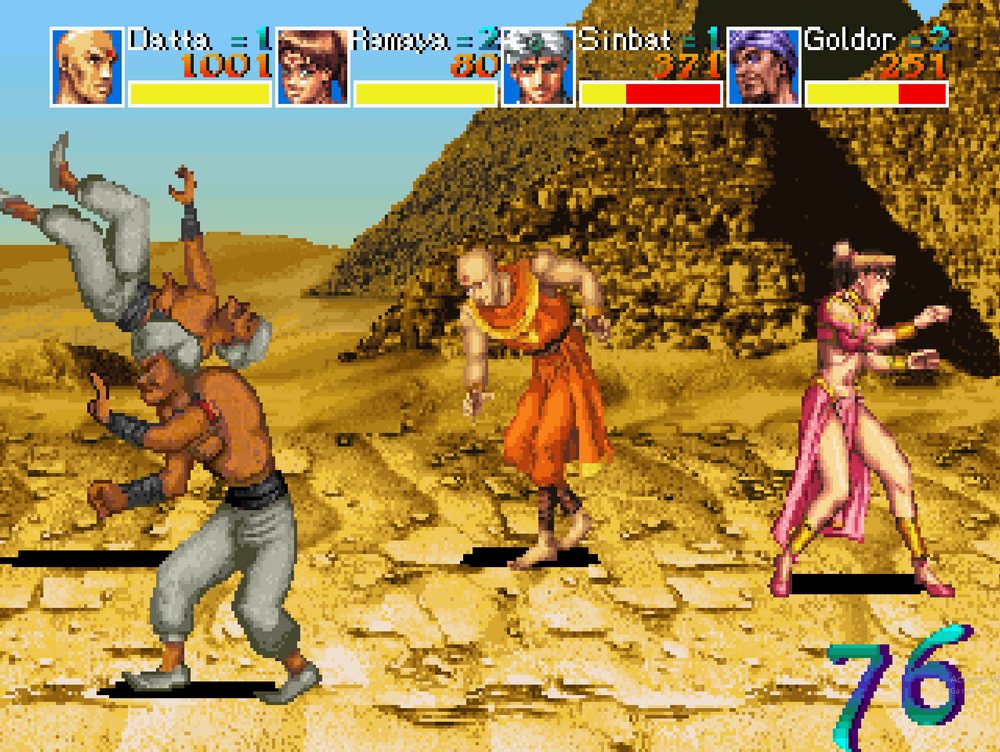 Arabian Fight Arcade Game (1992) – Sega’s Cinematic Beat ’Em Up