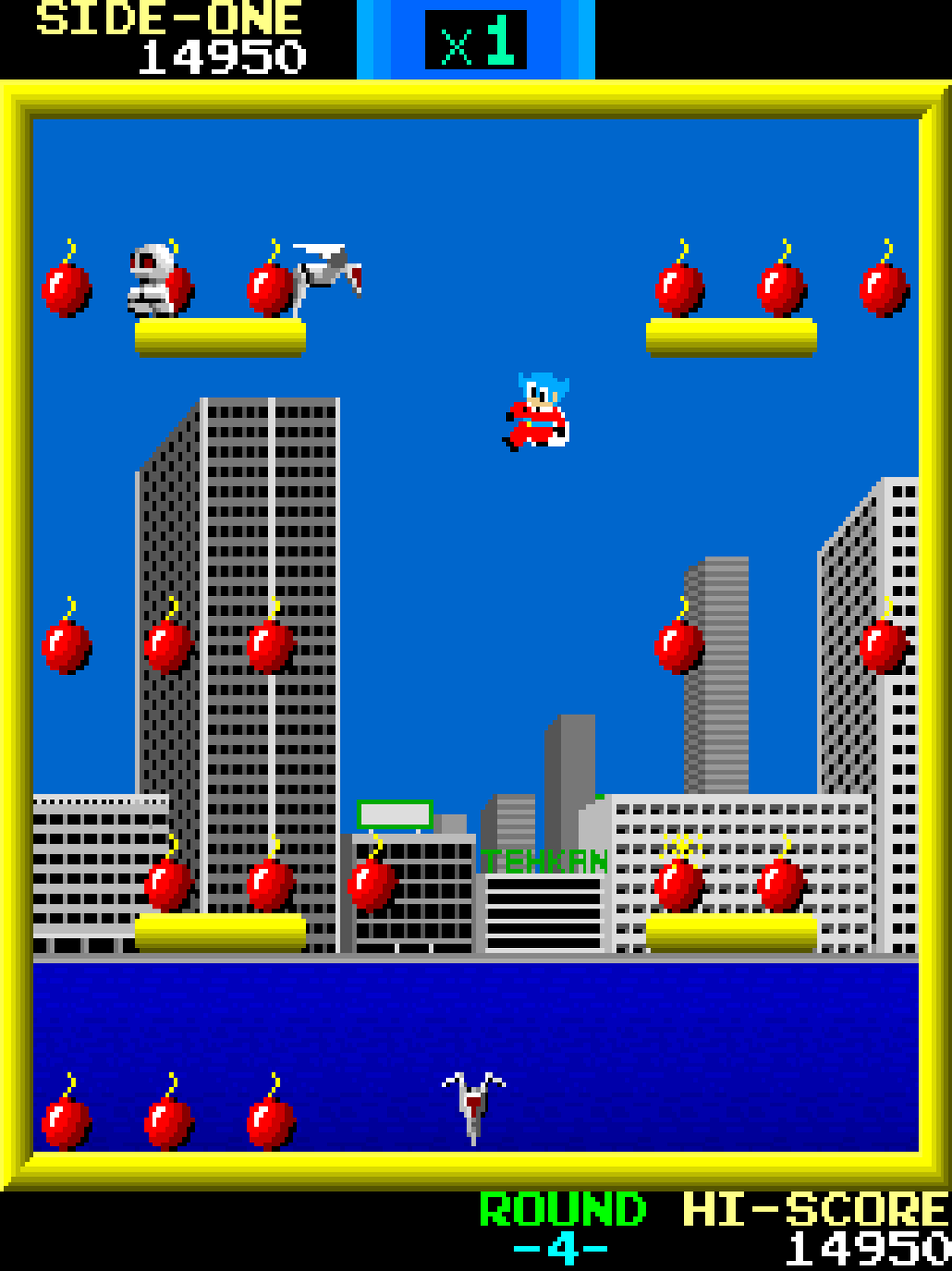 Bomb Jack Arcade Game (1984) – Tehkan’s Classic Platform Jumper
