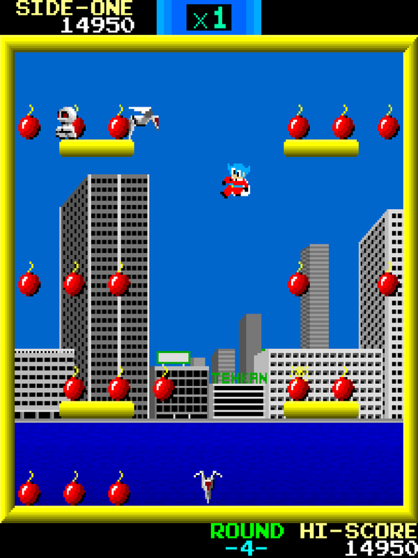Bomb Jack Arcade Game (1984) – Tehkan’s Classic Platform Jumper