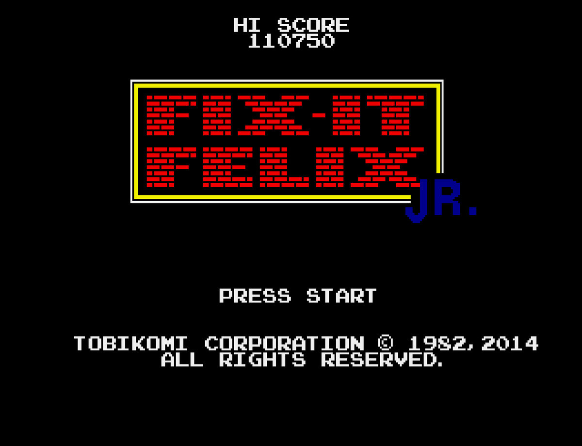Fix It Felix Jr. Arcade: Disney’s Retro-Style Platformer (2012)