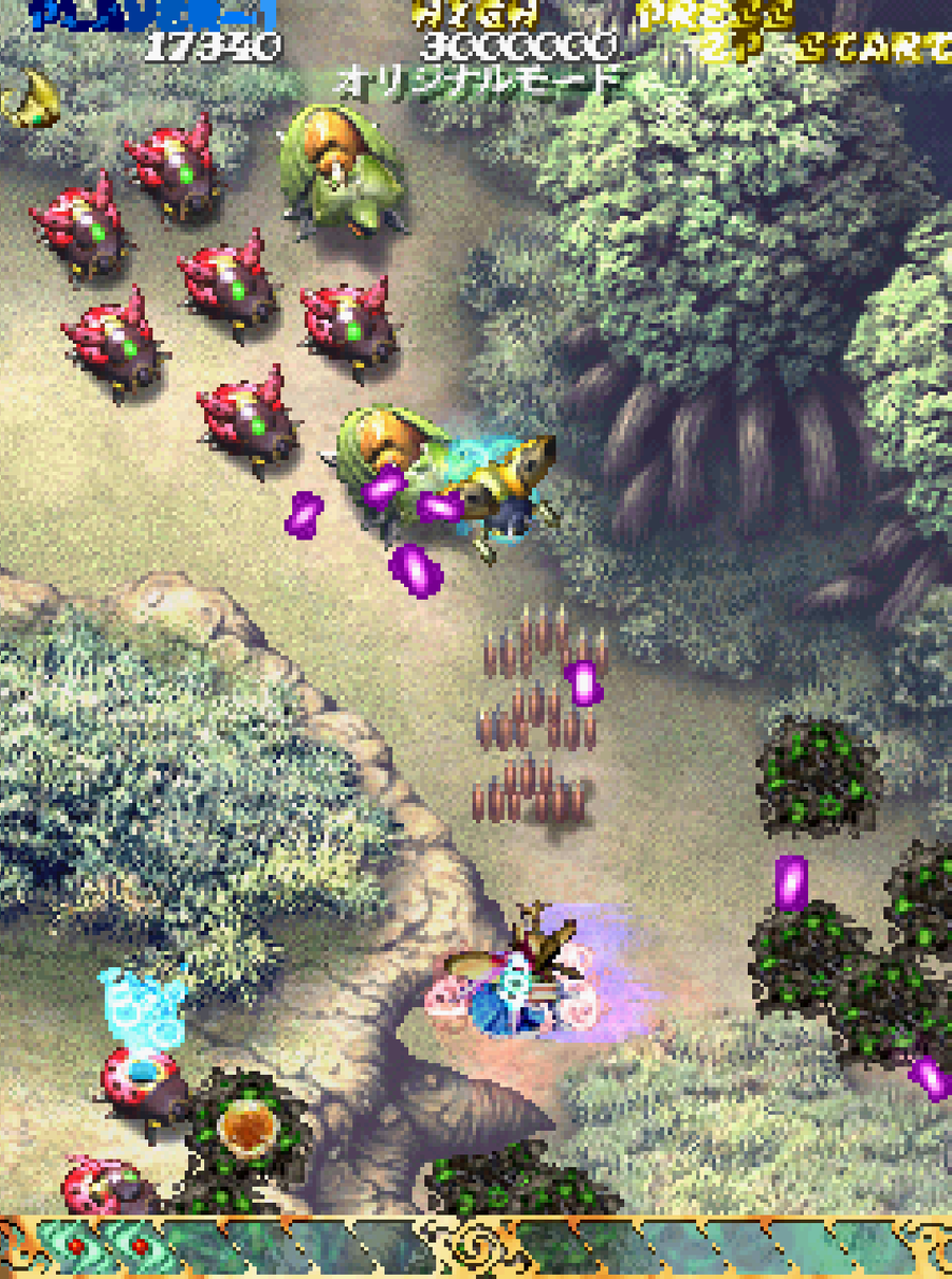 Mushihimesama Arcade Game (2004) – Cave’s Bug Princess Bullet Hell