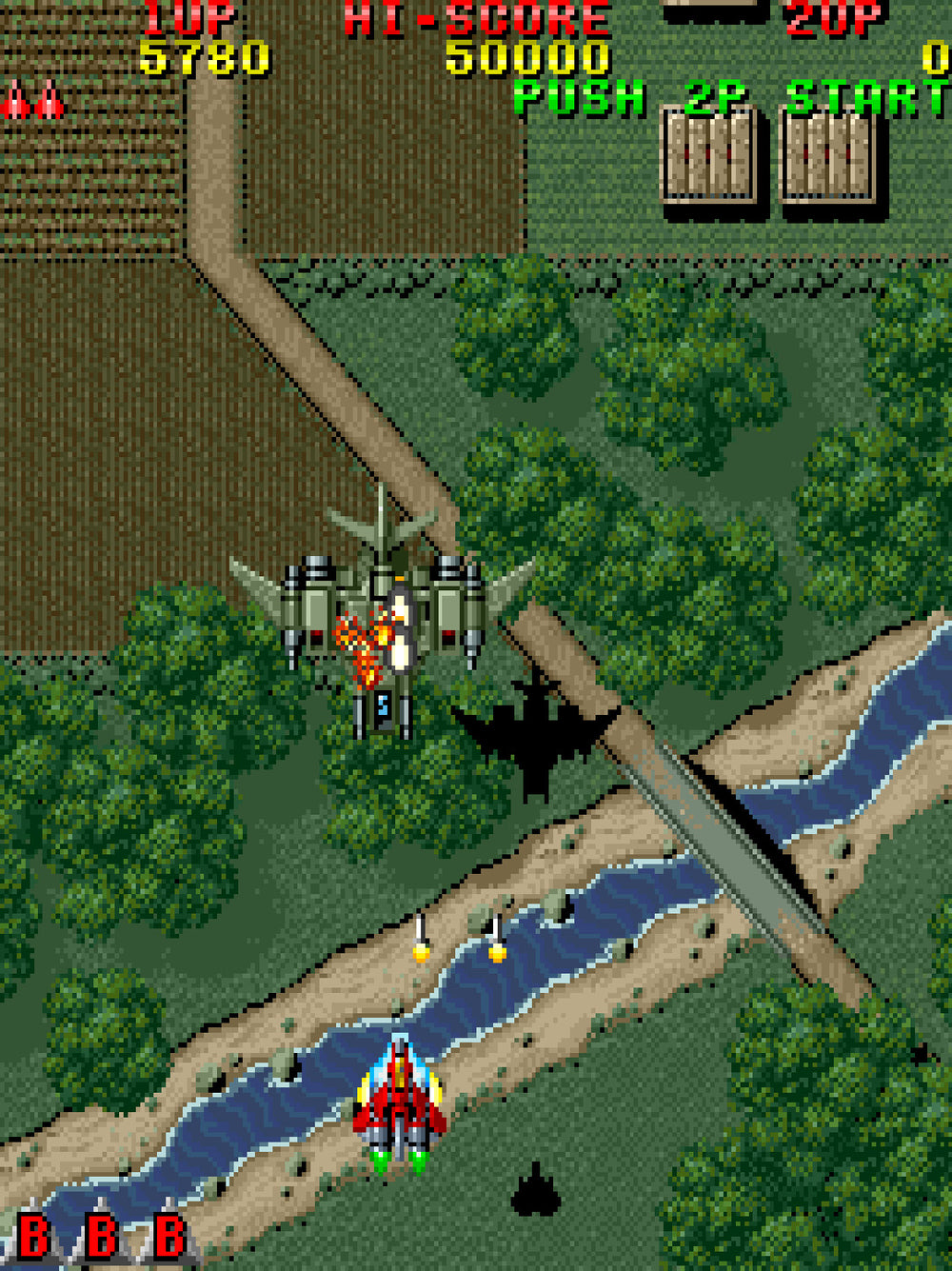 Raiden 1990 Arcade Game - Legendary Vertical Shooter