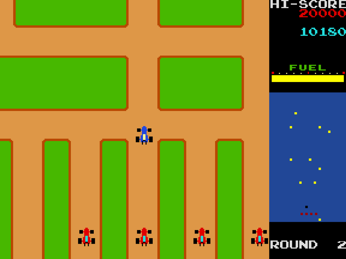 Rally-X Arcade – Namco’s Classic Maze Racing Game (1980)