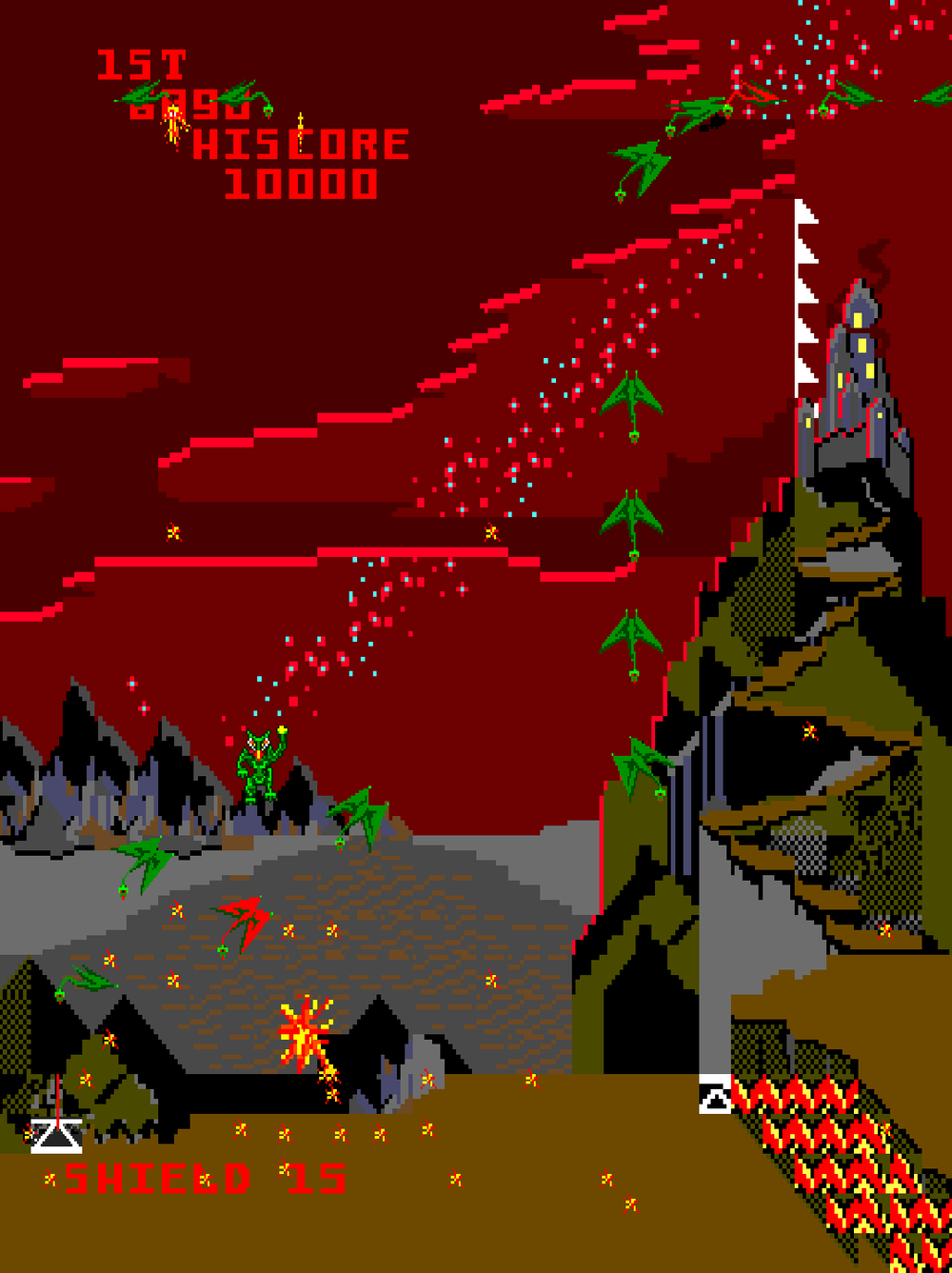Satan's Hollow Arcade Game (1982) – Battle Demons in a Fiery Realm