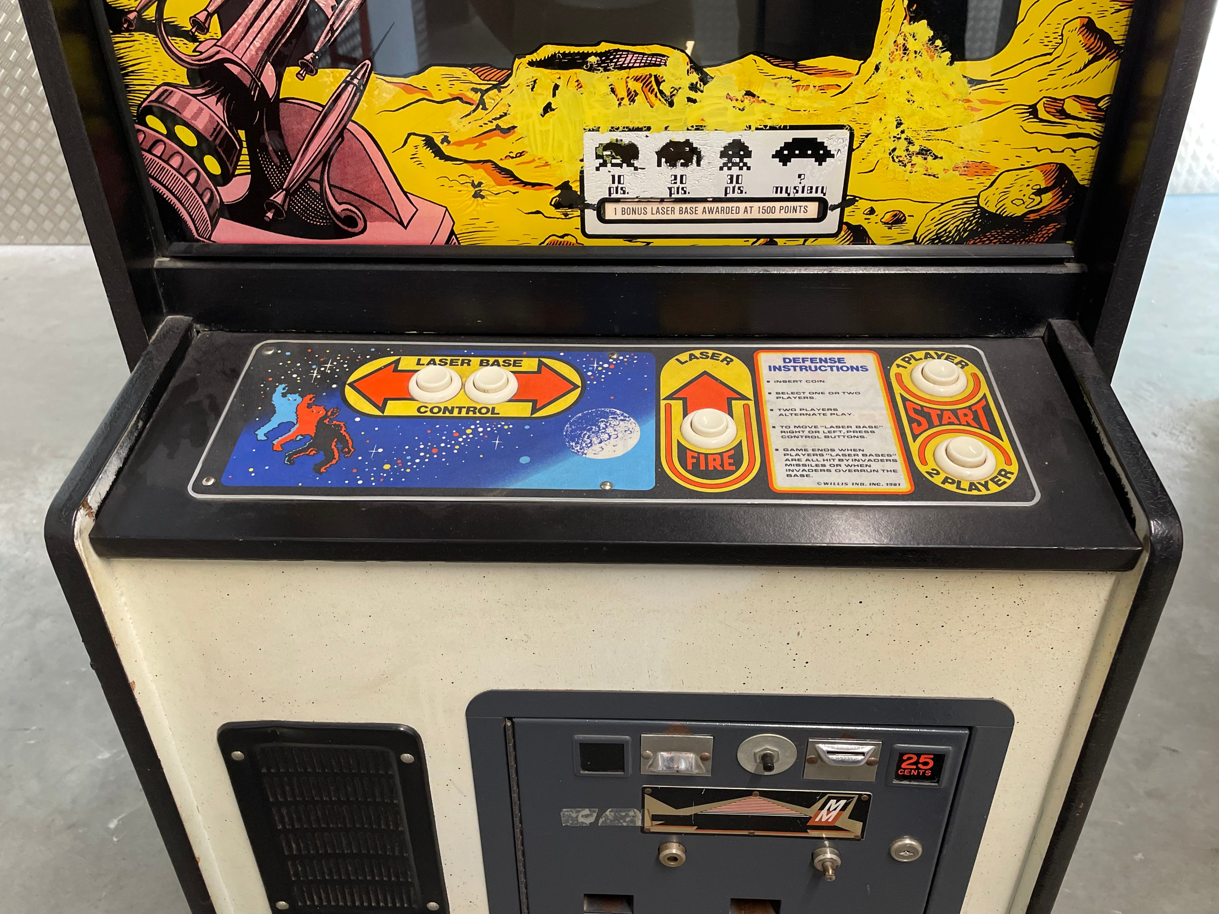 Space War, Arcade Video game by Sanritsu (1979)