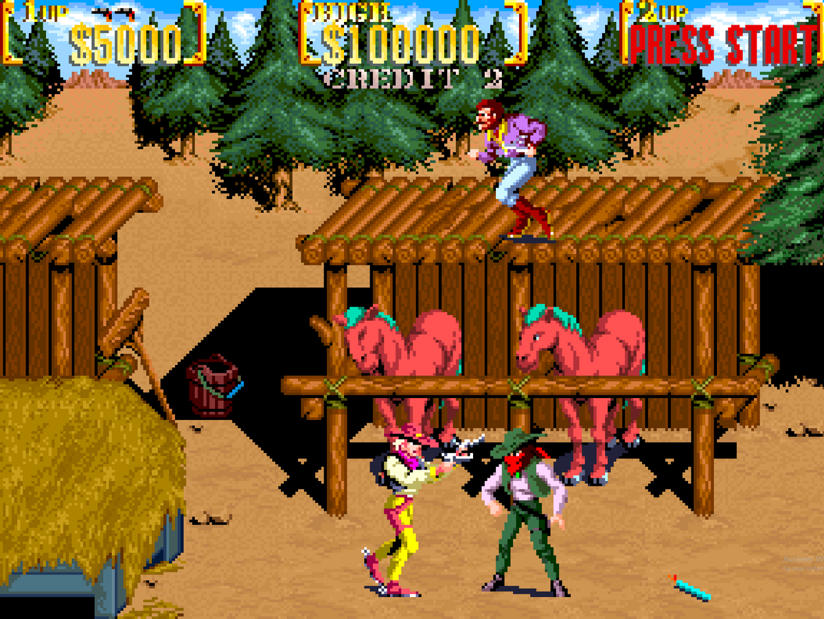Sunset Riders 1991 Arcade: Wild West Run-and-Gun Action