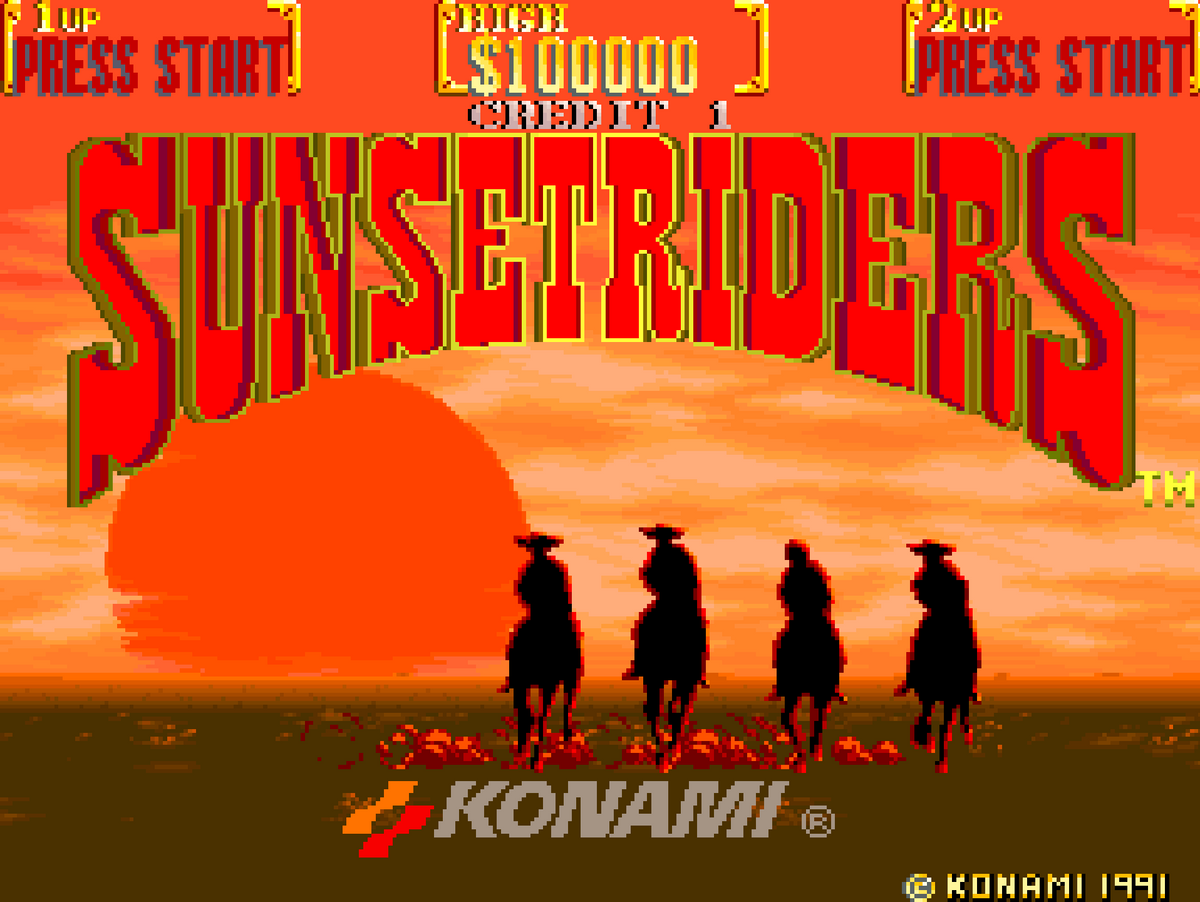 Sunset Riders 1991 Arcade: Wild West Run-and-Gun Action