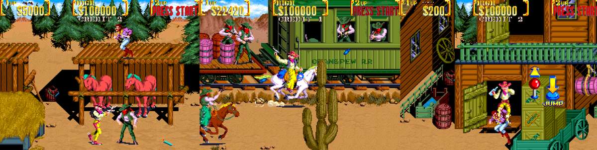 Retro Riders Gam Sunset Riders 1991 Arcade: Wild West Run-and-Gun Action