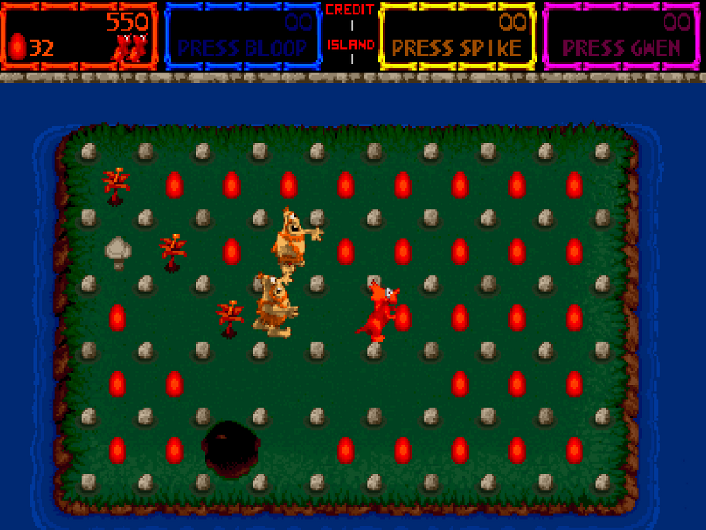 Trog Arcade Game (1990) – Midway’s Claymation Dinosaur Chase