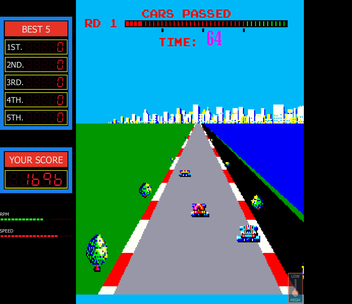 Turbo Arcade Game (1981) – Sega’s Racing Classic