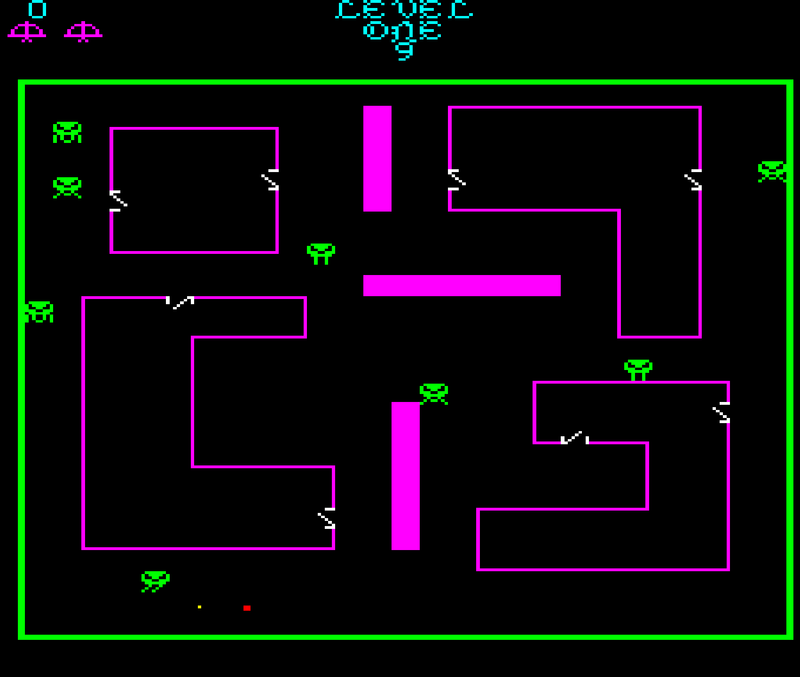 Venture Arcade Game – Exidy’s 1981 Dungeon Adventure